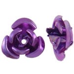 Alloy rose, purple, 100 pieces