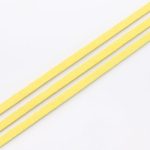 Real splitted leather thread, yellow