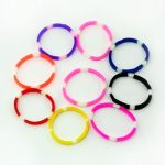 White spotty rubber ring, 100 pieces/ bag