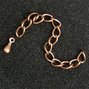 Chain extender - antique red copper