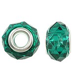 Emerald-green crystal pandora