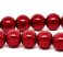 Miracle bead, economical pack, 14 mm, silk shine red, 8ft/ piece