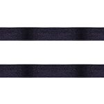 Satin ribbon, black, 25 mm