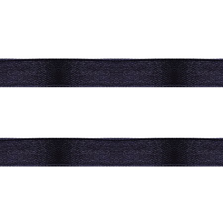Satin ribbon, black, 25 mm