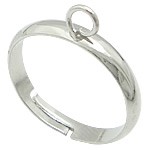 Ring base with one loop, 10 pieces