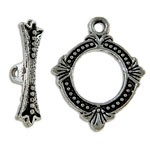 Eyespotted toggle clasp,  14*18 mm