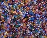 C-line, transparent, small seed bead